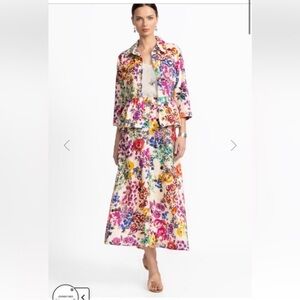 NWT JOHNNY WAS LINEN
SEAMED SKIRT